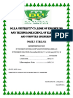 Dilla Universty College of Enginering and Technologe School of Electrical Power Stream