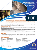 Hammer Energy Measurement Apparatus: Instrumented Rod