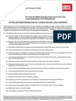 Duties and Responsibilities of A Surveyor and Loss Assessor PDF
