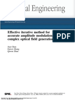 Effective Iterative Method For Accurate Amplitude Modulation in Complex Optical Field Generation