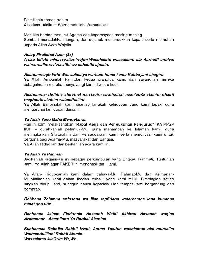 313449108 Contoh Doa Penutup Acara Docx