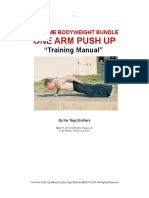 One Arm Push Up: "Training Manual"