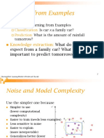 Learning From Examples: Knowledge Extraction