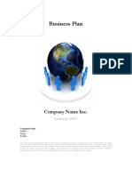 Sample Business Plan