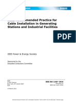 1185-2010  -  IEEE Recommended Practice for Cable Installation in Generating Stations and Indust (1).pdf