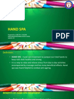 How To Pdo Hand Spa and Foot Spa