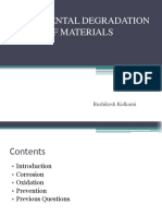 Evironmental Degradation of Materials: Rushikesh Kulkarni