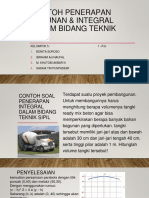 Contoh Penerapan Turunan & Integral Dalam Bidang Teknik Sipil