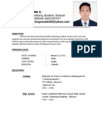 MARK V. GONZALES' RESUME FOR REVIEW