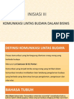 Komunikasi Lintas Budaya