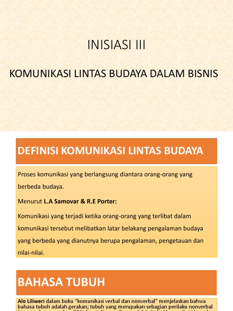 Apa yang dimaksud dengan komunikasi lintas budaya