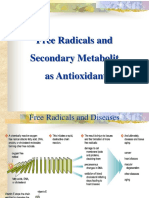 Free Radicals and Secondary Metabolit As Antioxidant