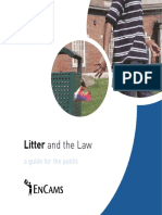 Litter and The Law: A Guide For The Public