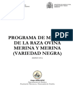 Programa de Mejora Raza Merina y Raza Merina Variedad Negra PDF