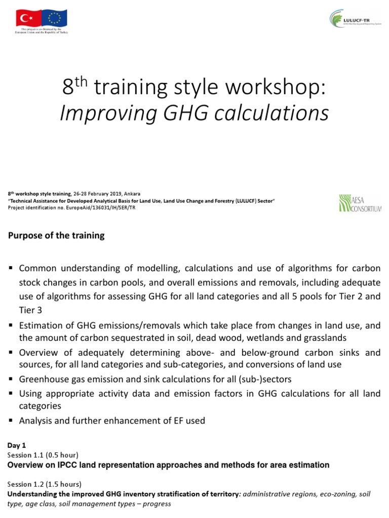 GHG Calculation Workshop Overview | PDF | Carbon Sink | Greenhouse Gas