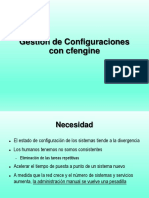 Gestion Configuraciones Cfengine