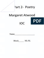 Margaret Atwood Ioc Poem Packet Poetry Feminism PDF