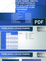 Phthalate Dari Phthalic Anhydride Dan N-Butanol: Disusun Oleh