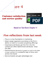 Customer Satisfaction and Service Quality: Based On Text Book Chapter 11