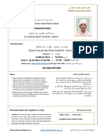 Zayed Mohdhar Abed Mohsin Abadi: Test Information تﺎﻣوﻠﻌﻣ رﺎﺑﺗﺧﻻا