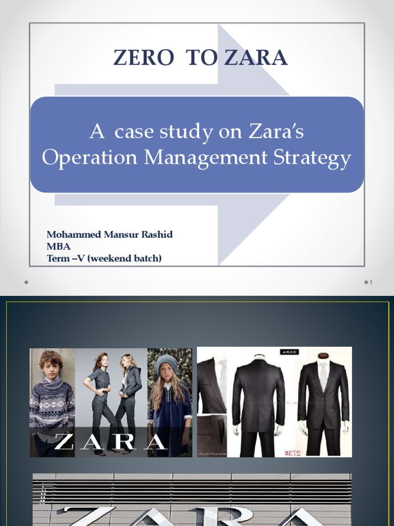 Zara's Operations Management Strategy | PDF | Retail | Operations ...