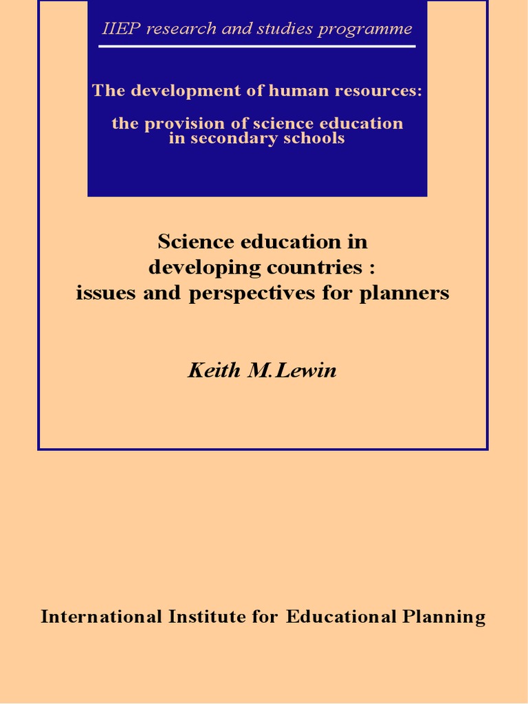 Science Education in Developing Countries PDF Science Education Curriculum
