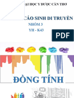 Đồng tính và các vấn đề sinh di truyền