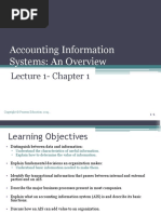 Accounting Information Systems: An Overview: Lecture 1-Chapter 1