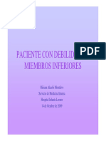 Caso Debilidad Miembros Inferiores