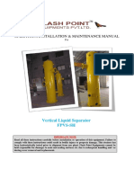 Operation, Installation & Maintenance Manual: Vertical Liquid Separator FPVS-SH
