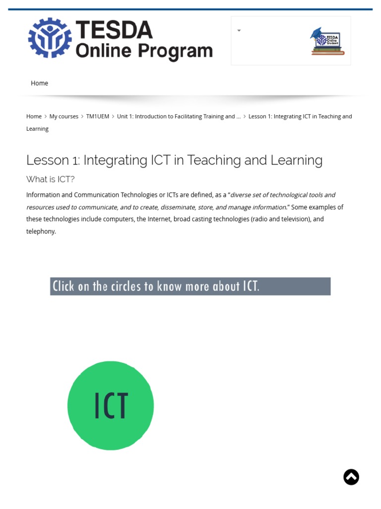 3 TM1UEM - Lesson 1 - Integrating ICT in Teaching and Learning - What ...