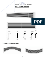 Linear Bar Grills & Registers: Curved Lin Ear Grille