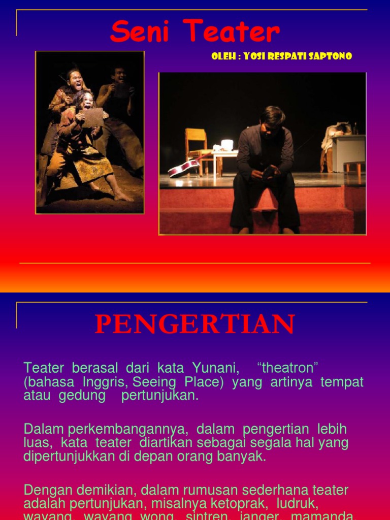 Seni Teater 1 Kelas X