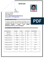 Resume: Abhishek Chauhan S/O Sunil Kumar