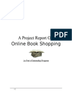 A Project Report On: Online Book Shopping