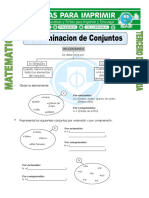 Ficha Clases de Conjuntos para Tercero de Primaria