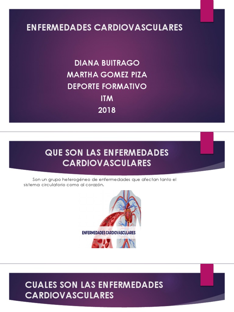 Prevención de Enfermedades Cardiovasculares | PDF | Sistema ...