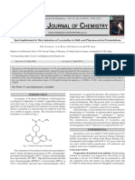 Spectrophotometric Determination of Loratadine in Bulk and Pharmaceutical Formulations