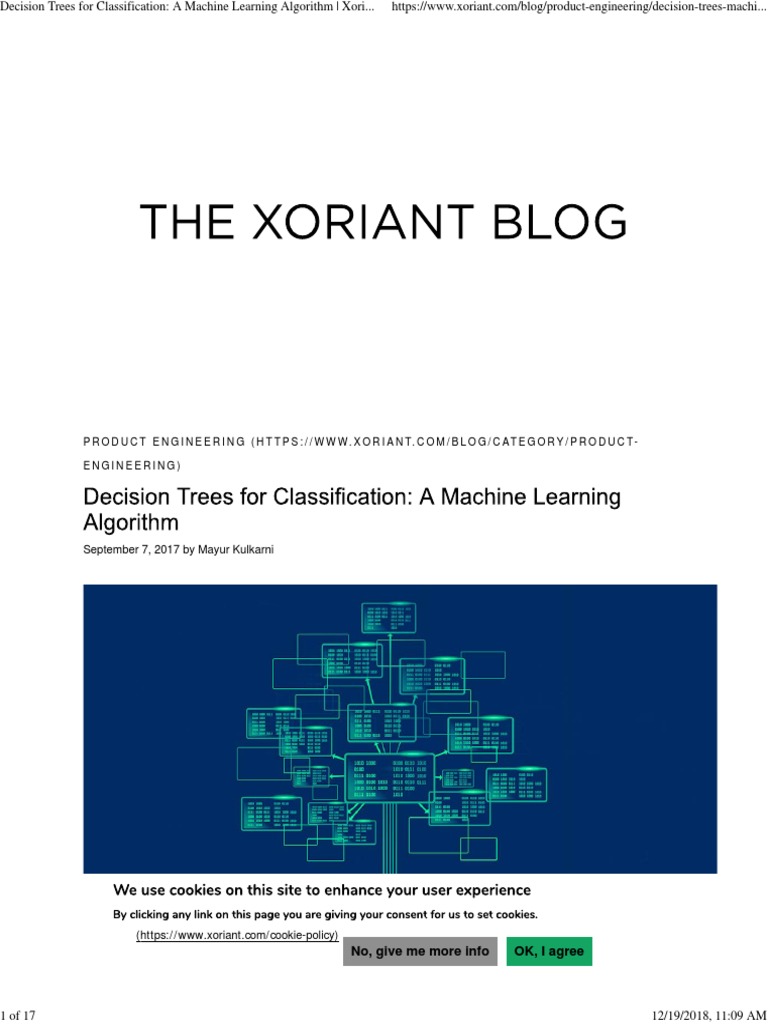Decision Trees For Classification - A Machine Learning Algorithm ...