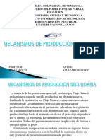 Presentación Mecanismos de Produccion Secundaria