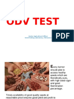 Odv Test: Senior Agricultural Officer Seed Testing Laboratory, Thiruvarur