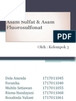 Asam Sulfat & Asam Fluorosulfonat Kel 3