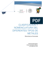 Clasificacion y Nomenclatura de Metales - 2