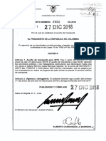 Decreto 2452 Del 27 de Diciembre de 2018