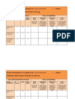 Diagnostico Ciencias Naturales 1ºB