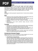 Download Profil LPII Revisi Bahasa Indonesia by Ike Arriany SN40702284 doc pdf