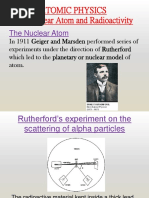 Atomic Physics The Nuclear Atom and Radioactivity