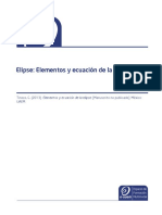 8 - Elipse-Elementos y Ecuacion de La Elipse PDF