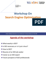 Workshop On: Search Engine Optimization