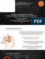 General Anestesi Pada Pasien Intracerebral Hemorrhage Occipitale